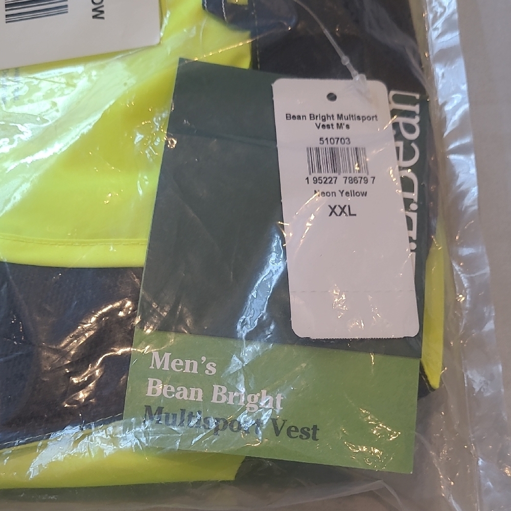 L.L. Bean Bright Multisport Vest Lightweight Sleeveless XXL - Picture 6 of 7